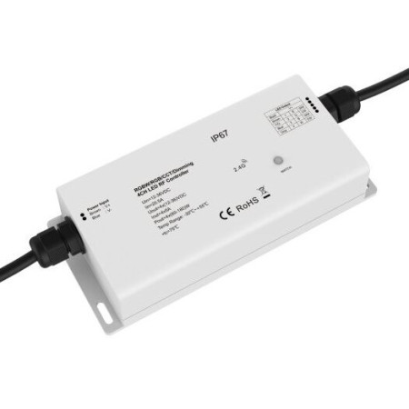 LED pastovios įtampos maitinimo valdiklis, 12-36V, 5A/kan., 4 kanalai, nuotolinis valdymas, 3 metai garantija