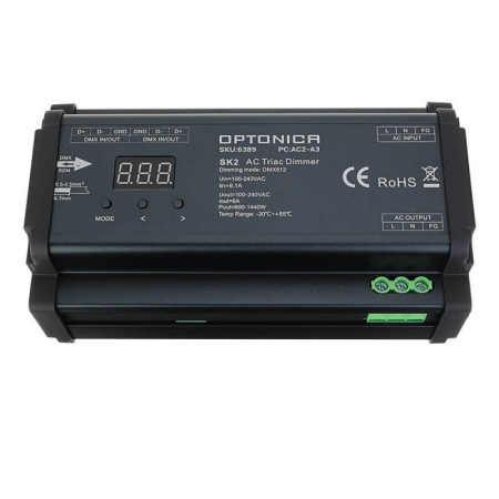 TRIAC maitinimo valdiklis, AC100-240V, 6A, 3 metai garantija