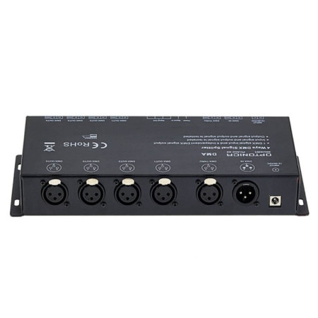 DMX stiprintuvas/daliklis, 4 kanalai, 3 metai garantija