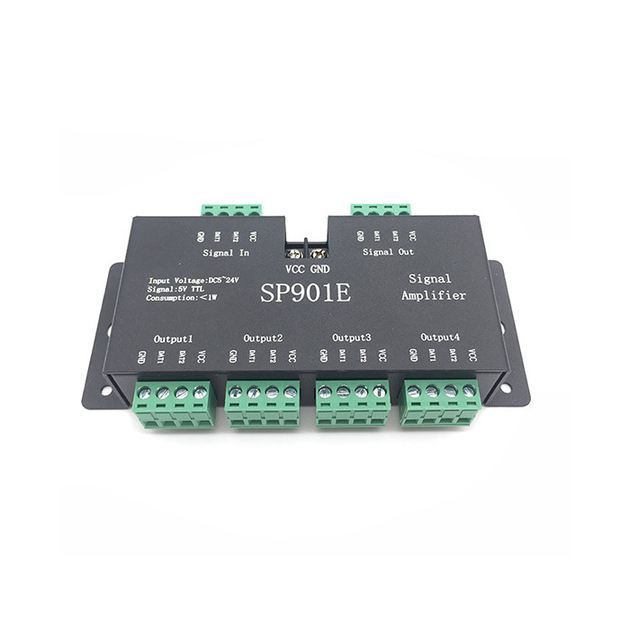 LED SPI stiprintuvas SP901E, 5-24V, 2x4 SPI