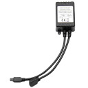 LED RGBW maitinimo valdiklis, 12-24V, 8A, su IR pulteliu