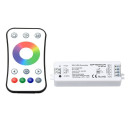 LED RGB maitinimo valdiklis, 12-24V, 4A/kan., 3 kanalai, su IR pulteliu