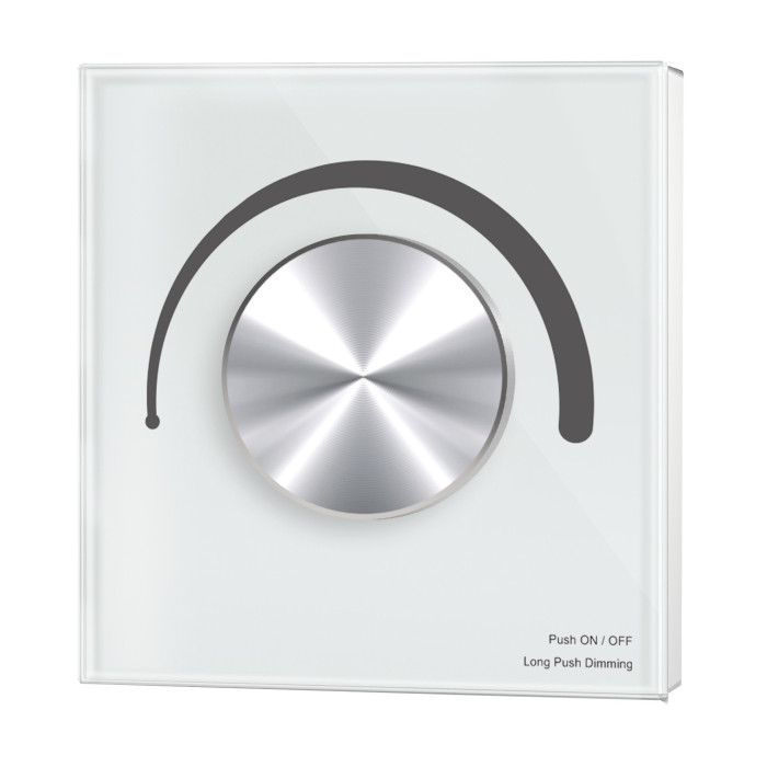 TRIAC reguliavimo panelė/valdiklis, sieninė, sukama, balta, 5 metai garantija