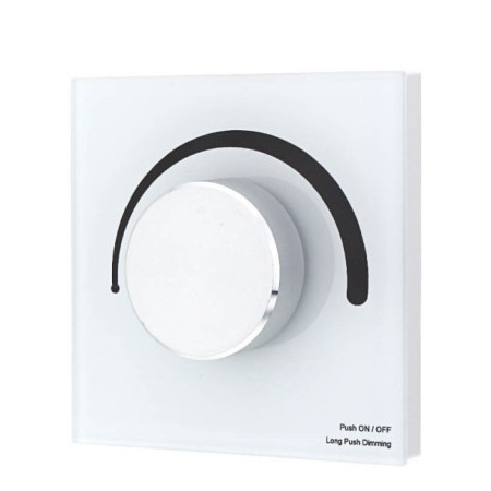 TRIAC reguliavimo panelė/valdiklis, sieninė, sukama, balta, 5 metai garantija