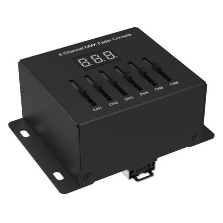 LED DMX pultas, 6 kanalai, 3 metai garantija