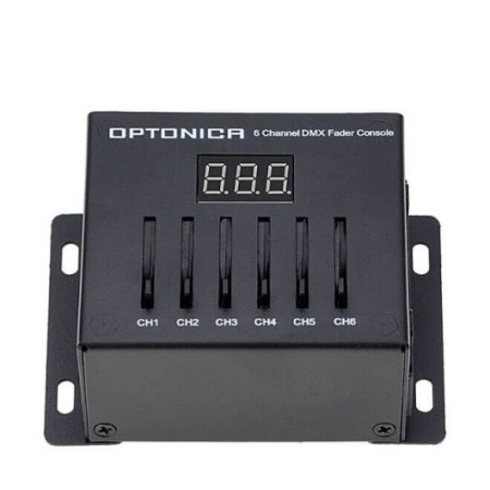 LED DMX pultas, 6 kanalai, 3 metai garantija