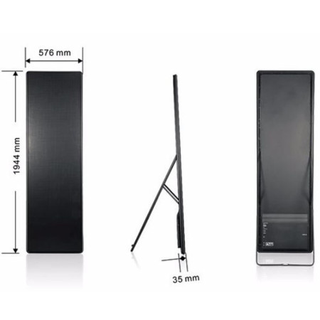 LED reklamos ekranas, vidaus, P3