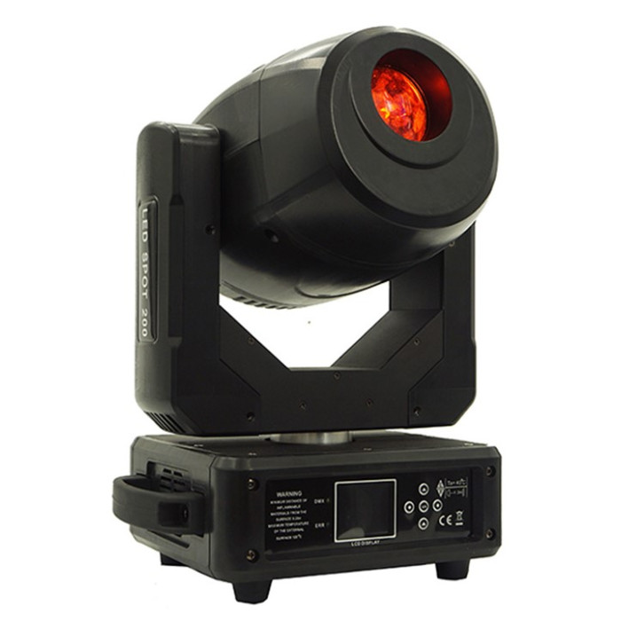 LED taškinis, judantis prožektorius, 200W