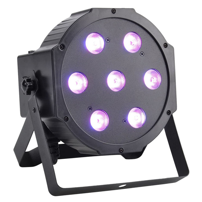 LED PAR prožektorius, 7x10W, RGBW, mini