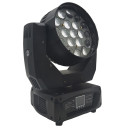 LED spindulio, judantis prožektorius, 19x15W, 300W, RGBW, didinimas