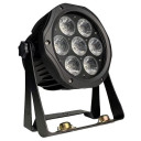 LED PAR prožektorius, 7x8W, RGB, su baterija, vandeniui atsparus, nuotolinis valdymas, 6in1