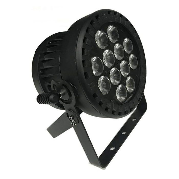 LED PAR prožektorius, 12x10W, 150W, RGBW, RGBA UV, vandeniui atsparus, 6in1