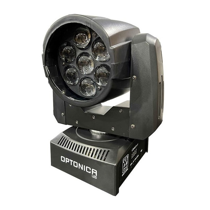 LED judantis prožektorius, 7x12W, RGBW, mini