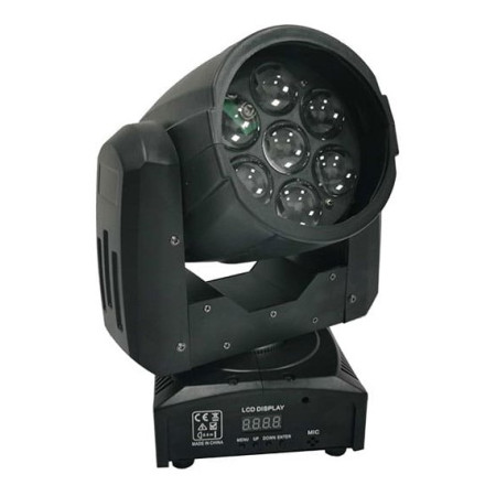 LED judantis prožektorius, 7x12W, RGBW, mini