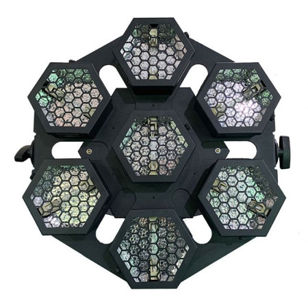 Halogeninių lempų prožektorius, 7x100W, vandeniui atsparus