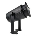 LED PAR prožektorius, 40W, RGBW, kompaktiškas, rankinis didinimas, 4in1