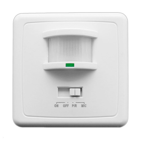 PIR daviklis, 9m, 160°, įleidžiamas, baltas