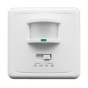 PIR daviklis, 9m, 160°, įleidžiamas, baltas