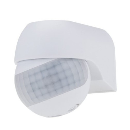 PIR daviklis, 12m, 180°, IP54, baltas