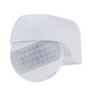 PIR daviklis, 12m, 180°, IP54, baltas