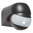 PIR daviklis, 12m, 180°, IP54, juodas