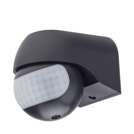 PIR daviklis, 12m, 180°, IP54, juodas