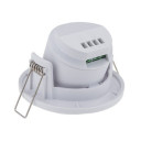 PIR daviklis, 8m, 360°, įleidžiamas, baltas