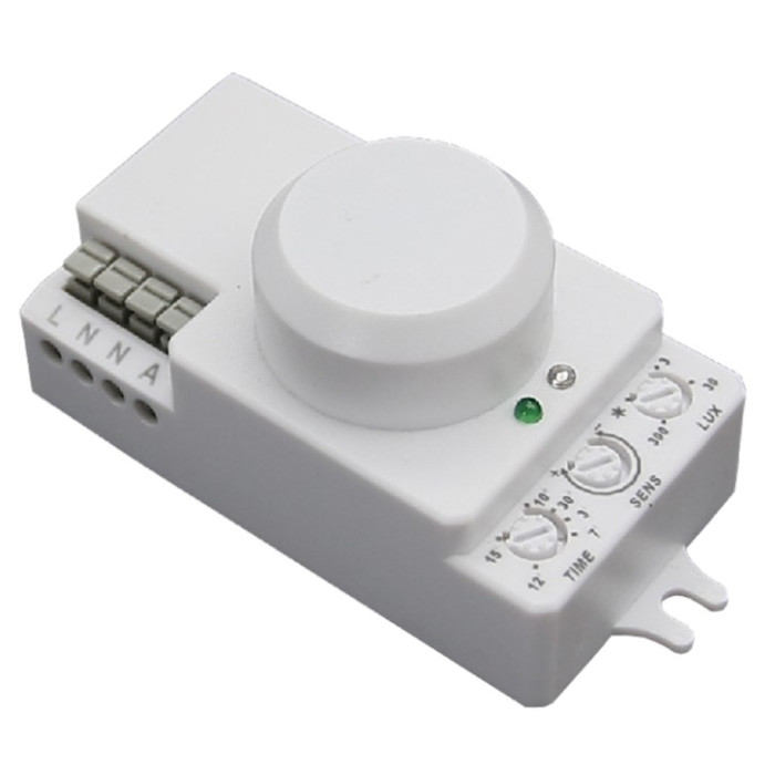 Mikrobangų daviklis, 10m, 180°/300°, baltas