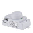 Mikrobangų daviklis, 10m, 180°/300°, baltas