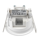 PIR daviklis, 6m, 360°, įleidžiamas, pilkas