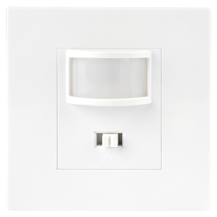 PIR daviklis, 20m, 160°, įleidžiamas, baltas