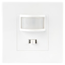 PIR daviklis, 20m, 160°, įleidžiamas, baltas