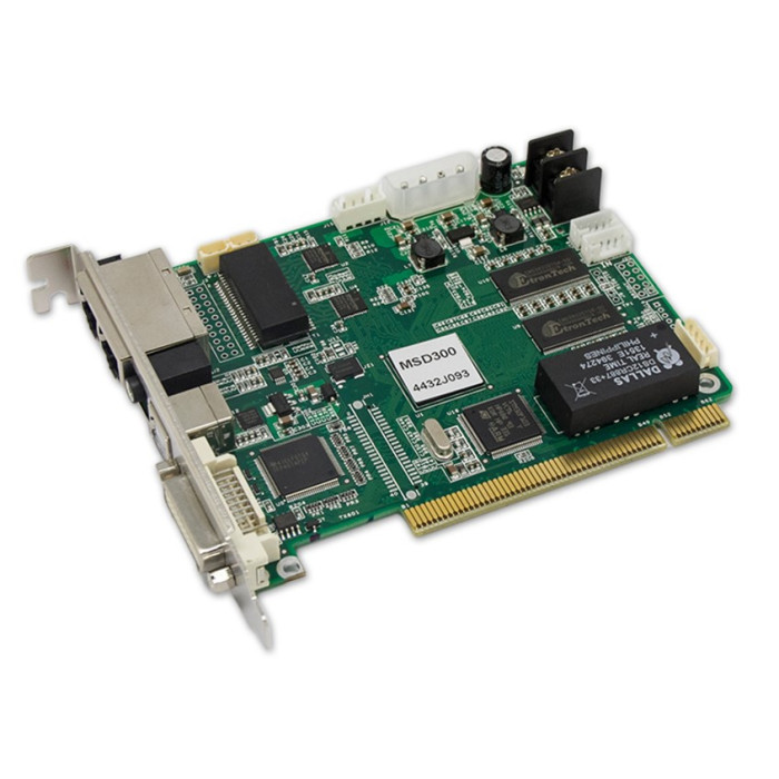 Kompiuterio plokštė LED ekrano valdymui, sinchroninis valdymas