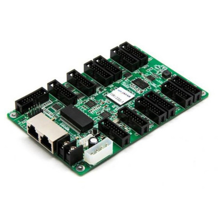 LED ekrano priimančioji sinchroninio valdymo plokštė 8xHUT75