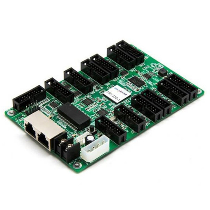 LED ekrano priimančioji sinchroninio valdymo plokštė 16xHUT75