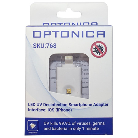 LED UV dezinfekavimo priedėlis telefonui, IOS