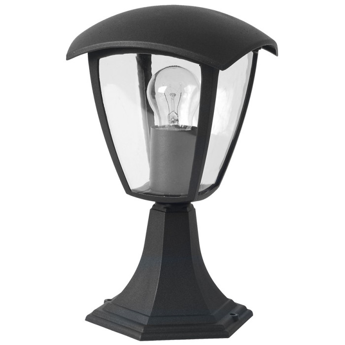 LED pastatoma lempa, matinė, juoda