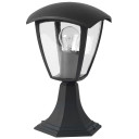 LED pastatoma lempa, matinė, juoda