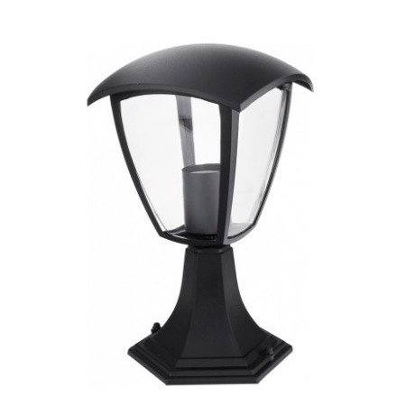 LED pastatoma lempa, matinė, juoda