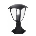 LED pastatoma lempa, matinė, juoda