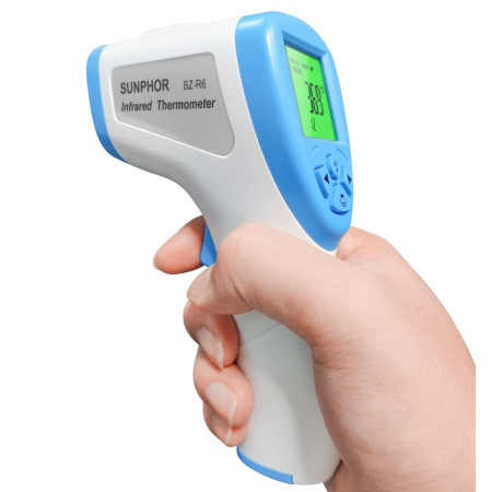 Bekontaktis IR termometras, 25°C-42°C, 1 s