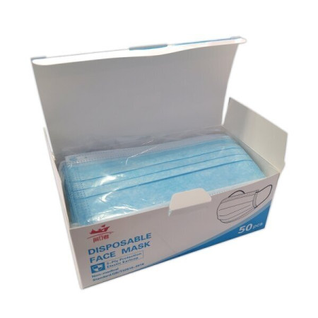 Vienkartinė veido kaukė, 3 sluoksniai