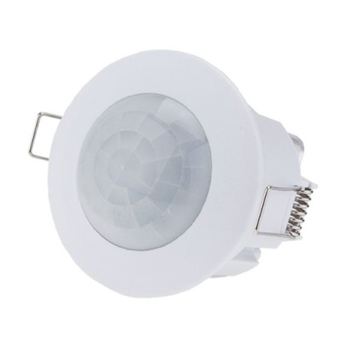 PIR daviklis, 6m, 360°, įleidžiamas, baltas