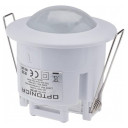 PIR daviklis, 6m, 360°, įleidžiamas, baltas