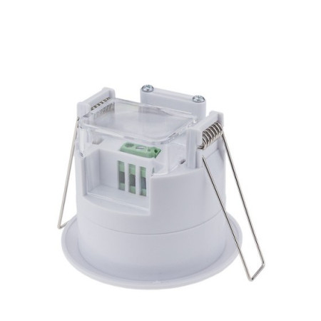 PIR daviklis, 6m, 360°, įleidžiamas, baltas