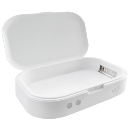 Nešiojamas daugiafunkcis dėklas, UV-C, baltas
