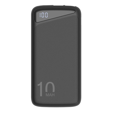 Power bank, 10Ah, 3.7V, Micro/Type-C jungtys, Max išėjimo galia 22.5W, juodas