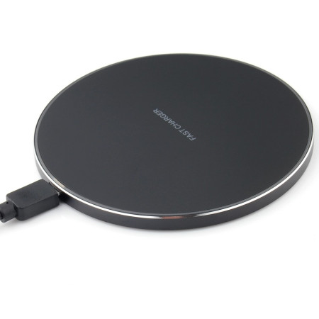 Greitas bevielis įkroviklis, juodas