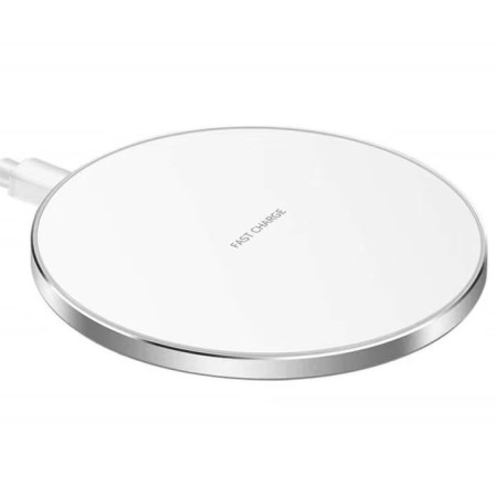 Greitas bevielis įkroviklis, baltas