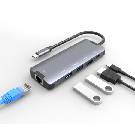 Type-C daliklis, 5in1